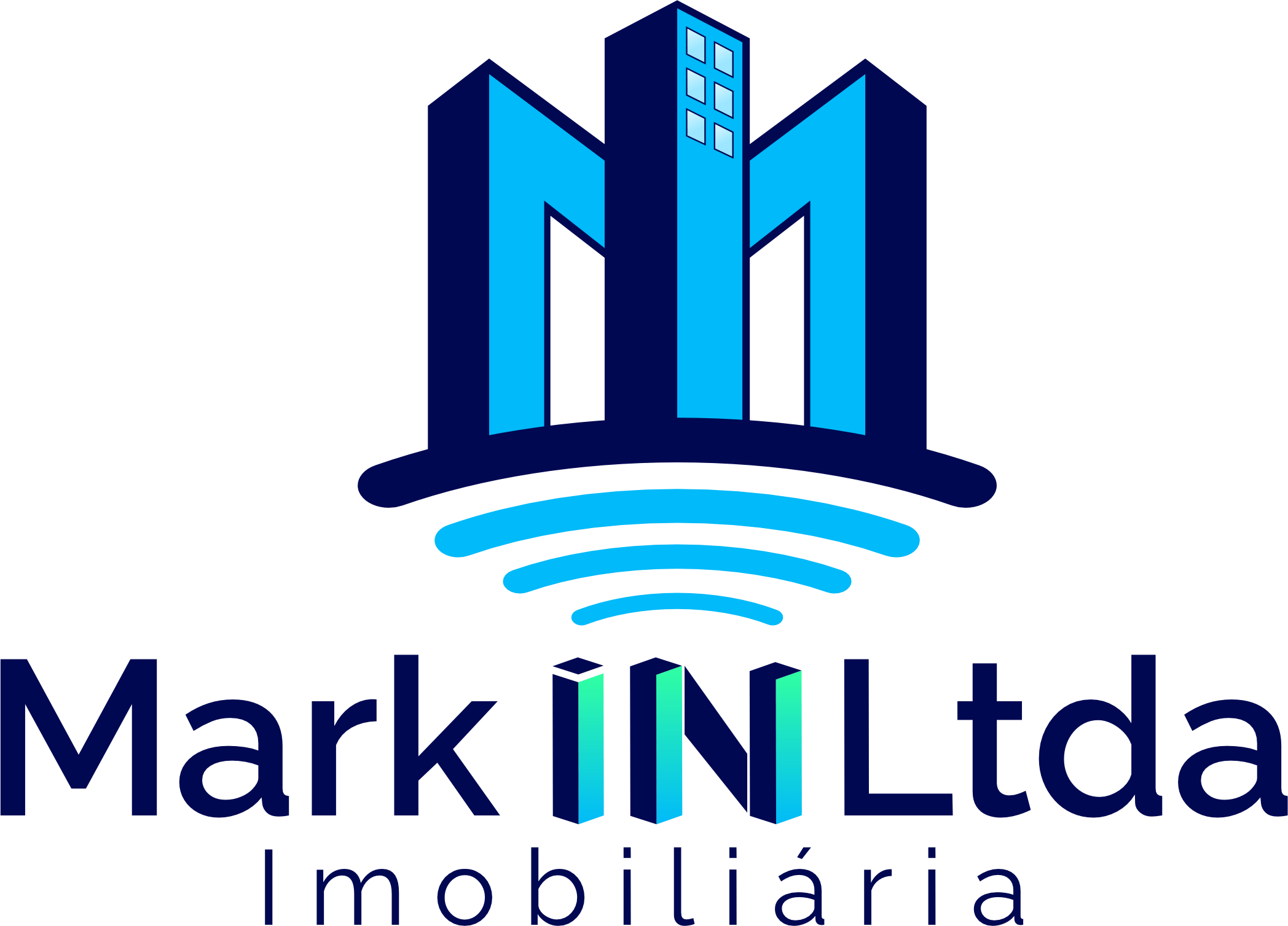 Logo administradora de condominio mark in ltda